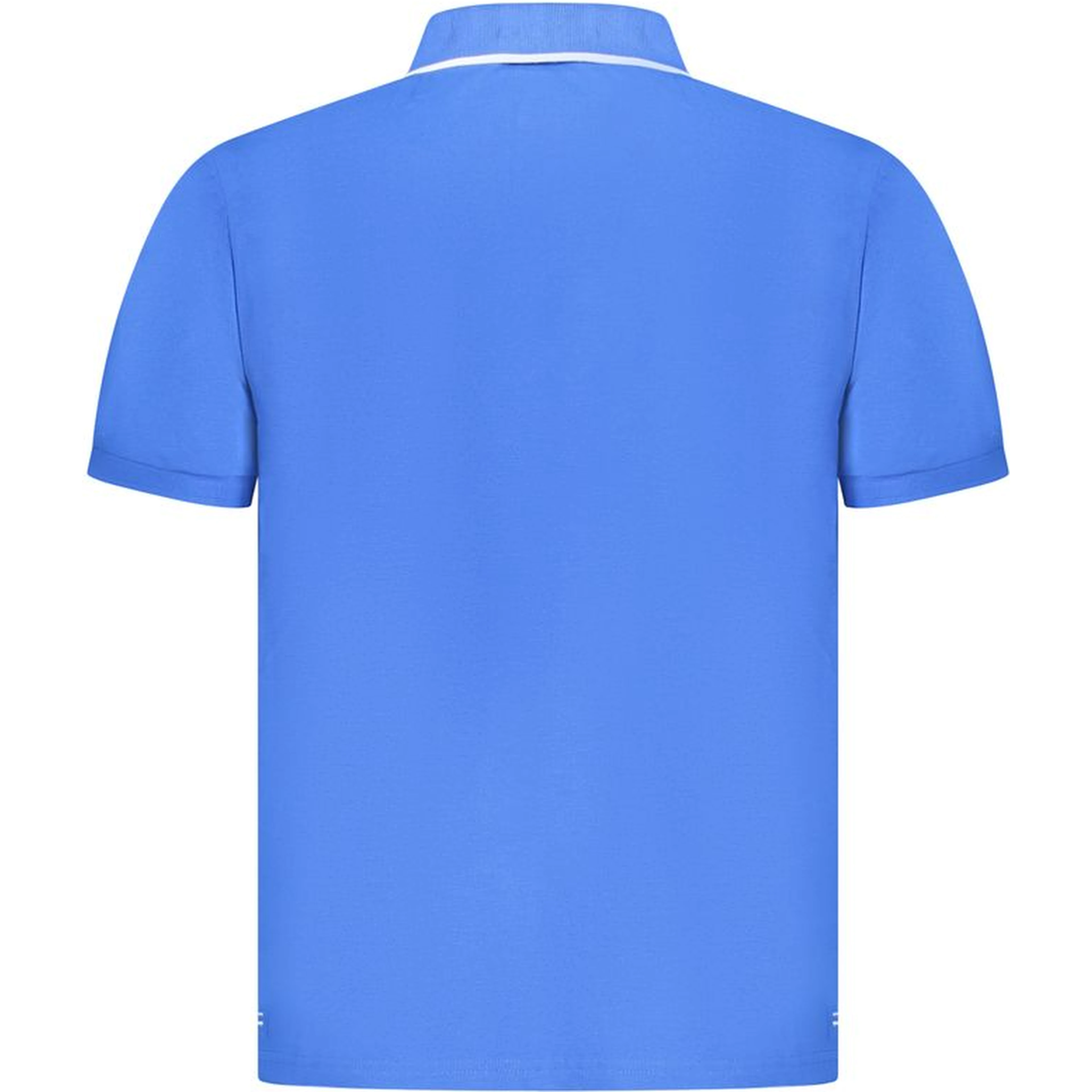 Blue Cotton Polo Shirt