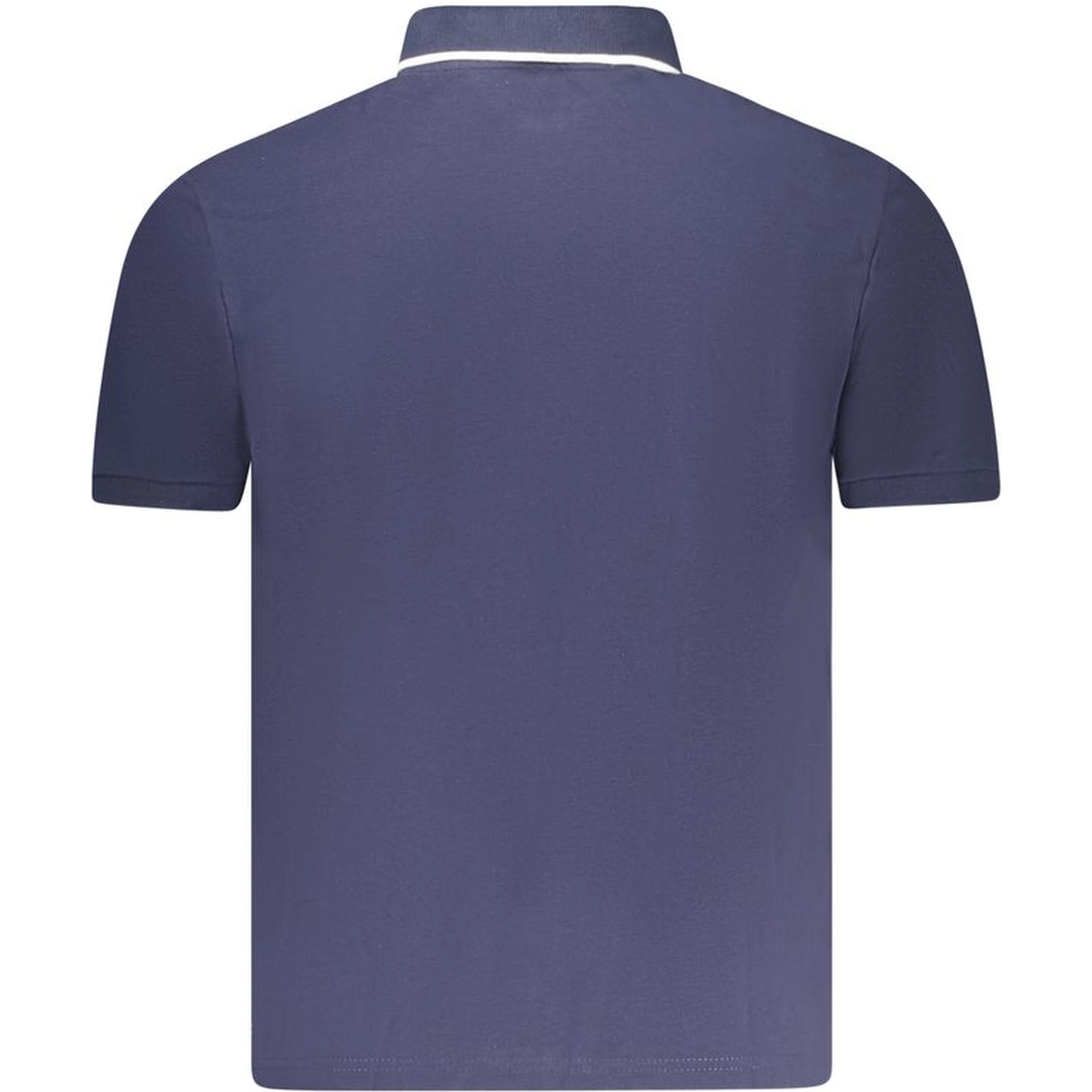 Blue Cotton Polo Shirt