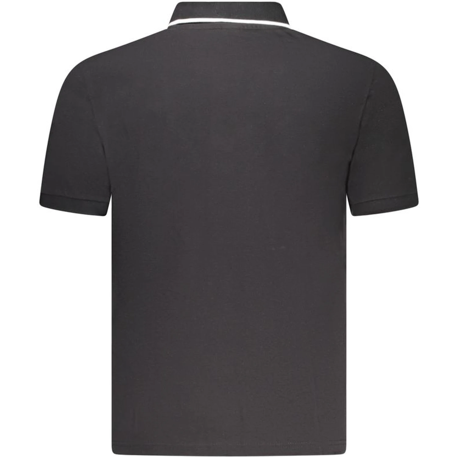 Black Cotton Polo Shirt