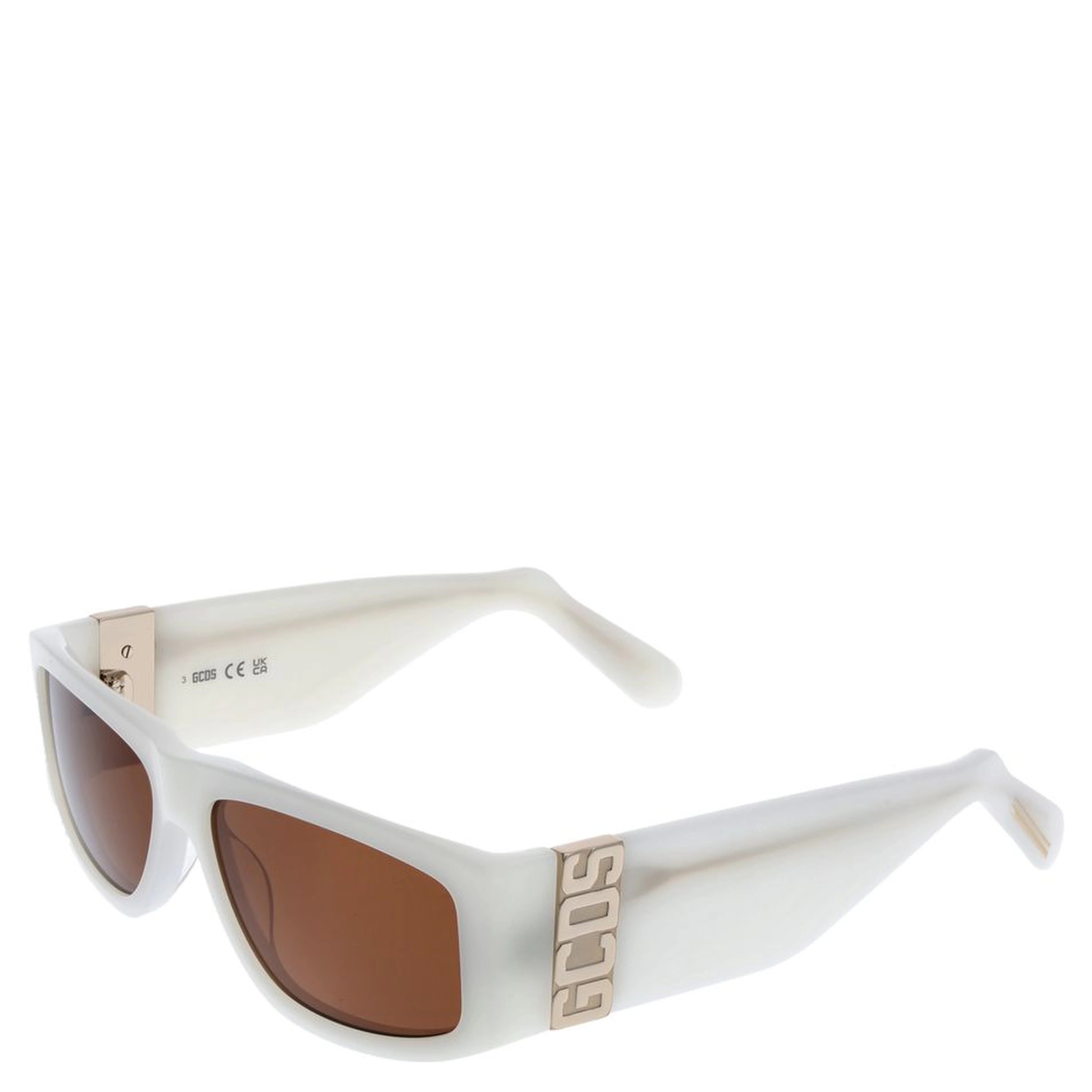 White Acetate Sunglasses