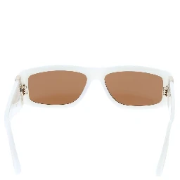 White Acetate Sunglasses