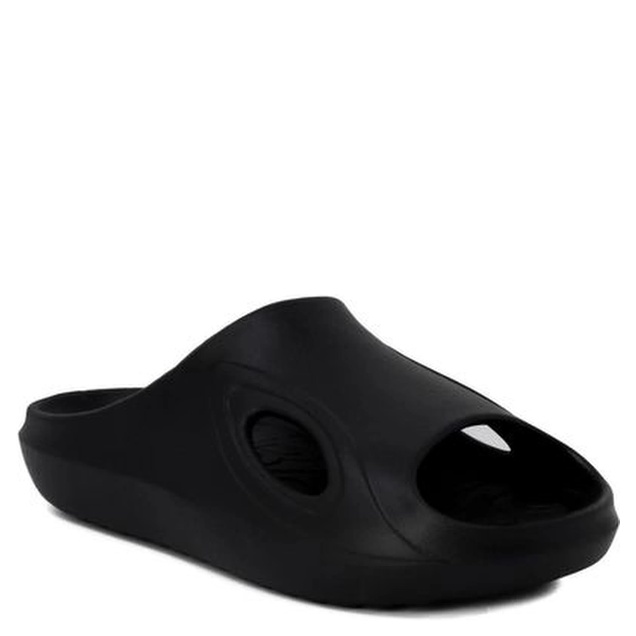 Black Polyethylene Slippers