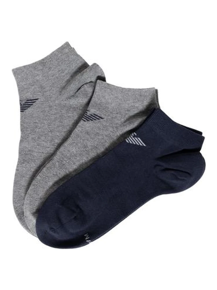 Blue Cotton Socks