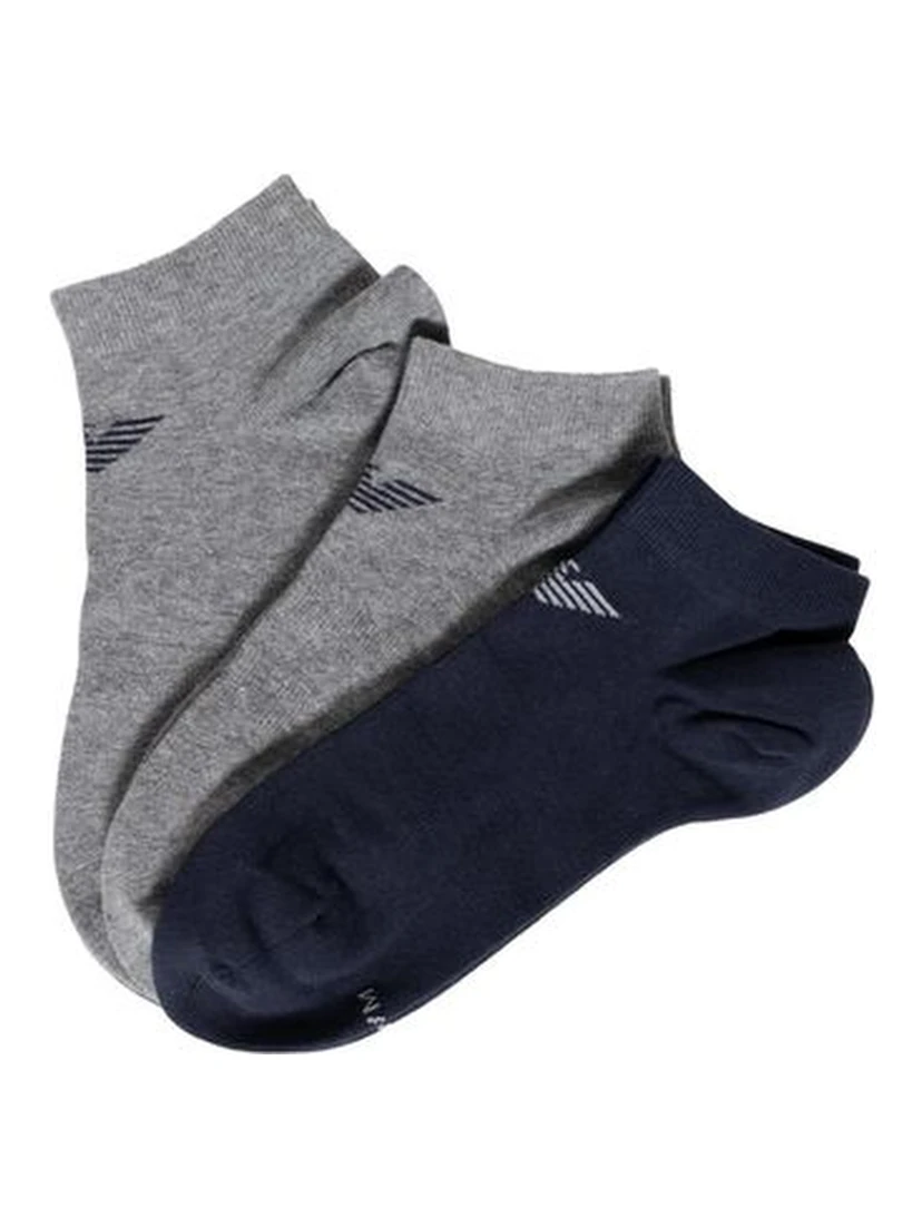Blue Cotton Socks