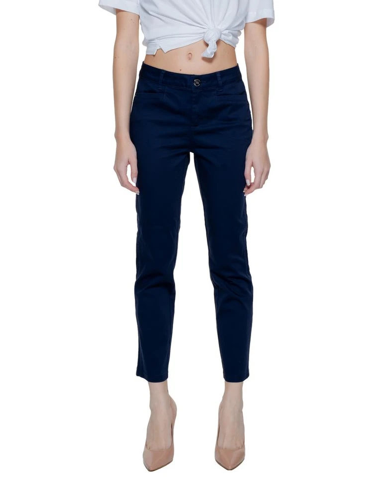 Blue Cotton Pant