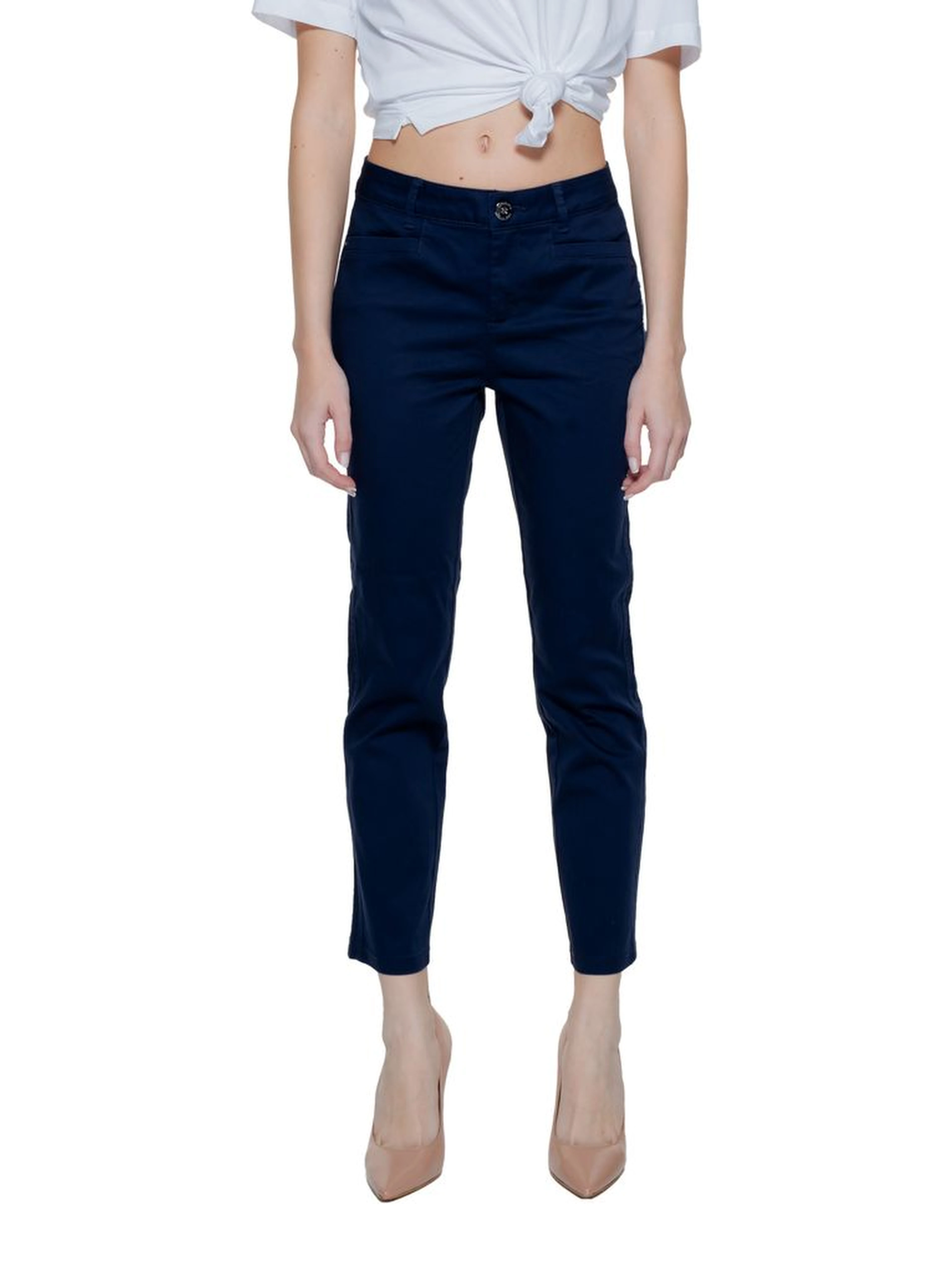 Blue Cotton Pant