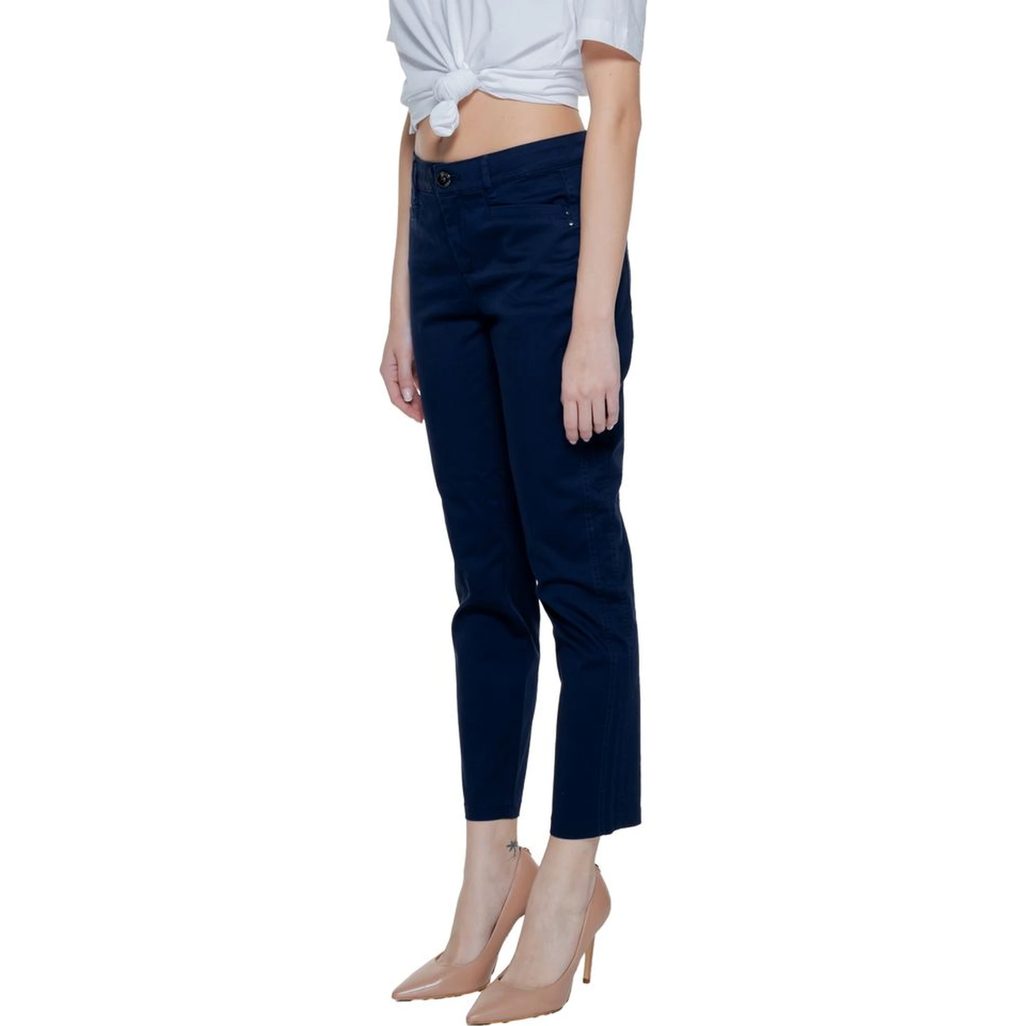 Blue Cotton Pant