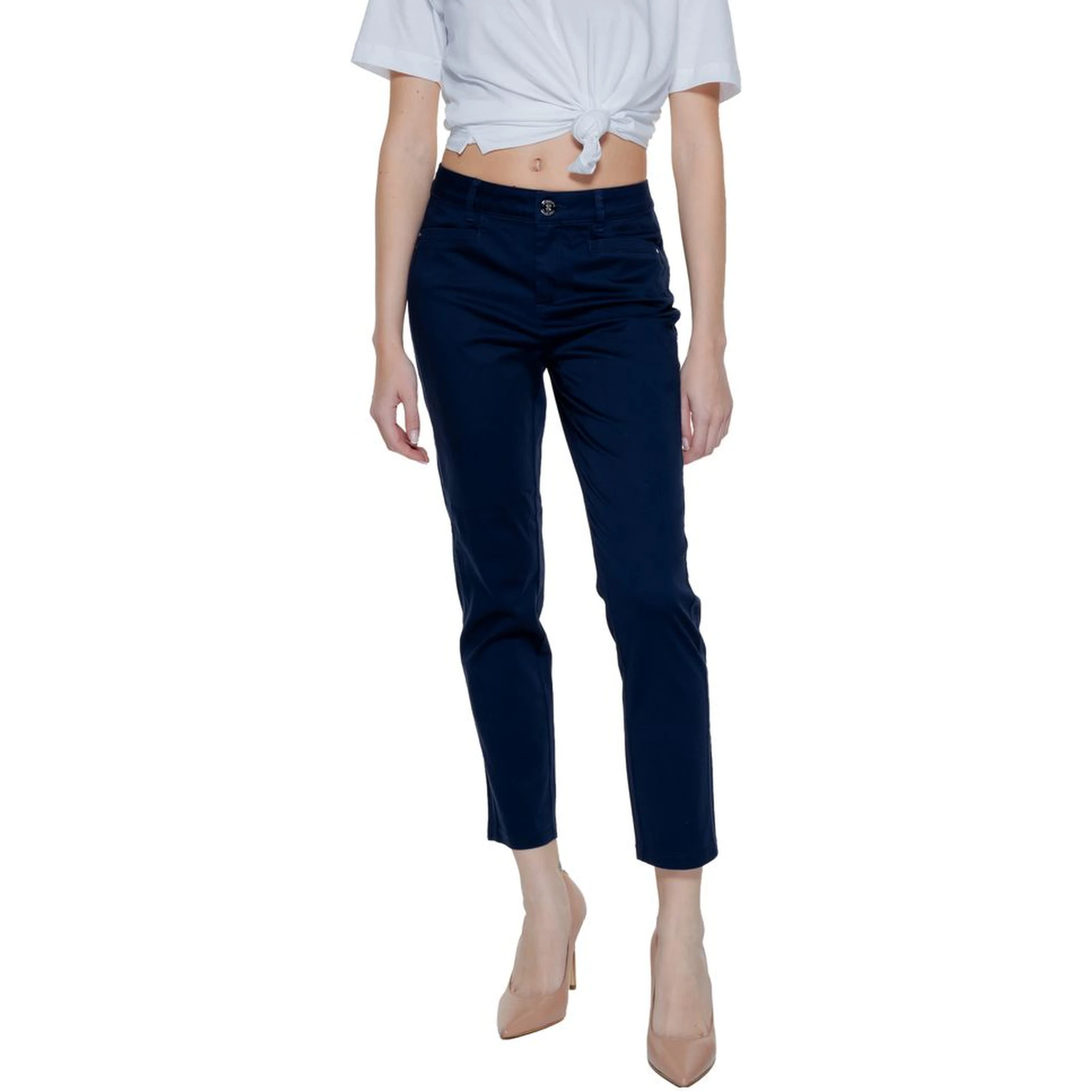 Blue Cotton Pant