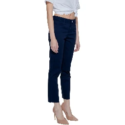 Blue Cotton Pant