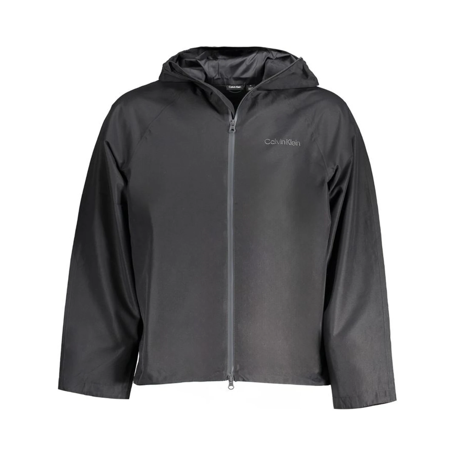 Black Polyester Jackets & Coat
