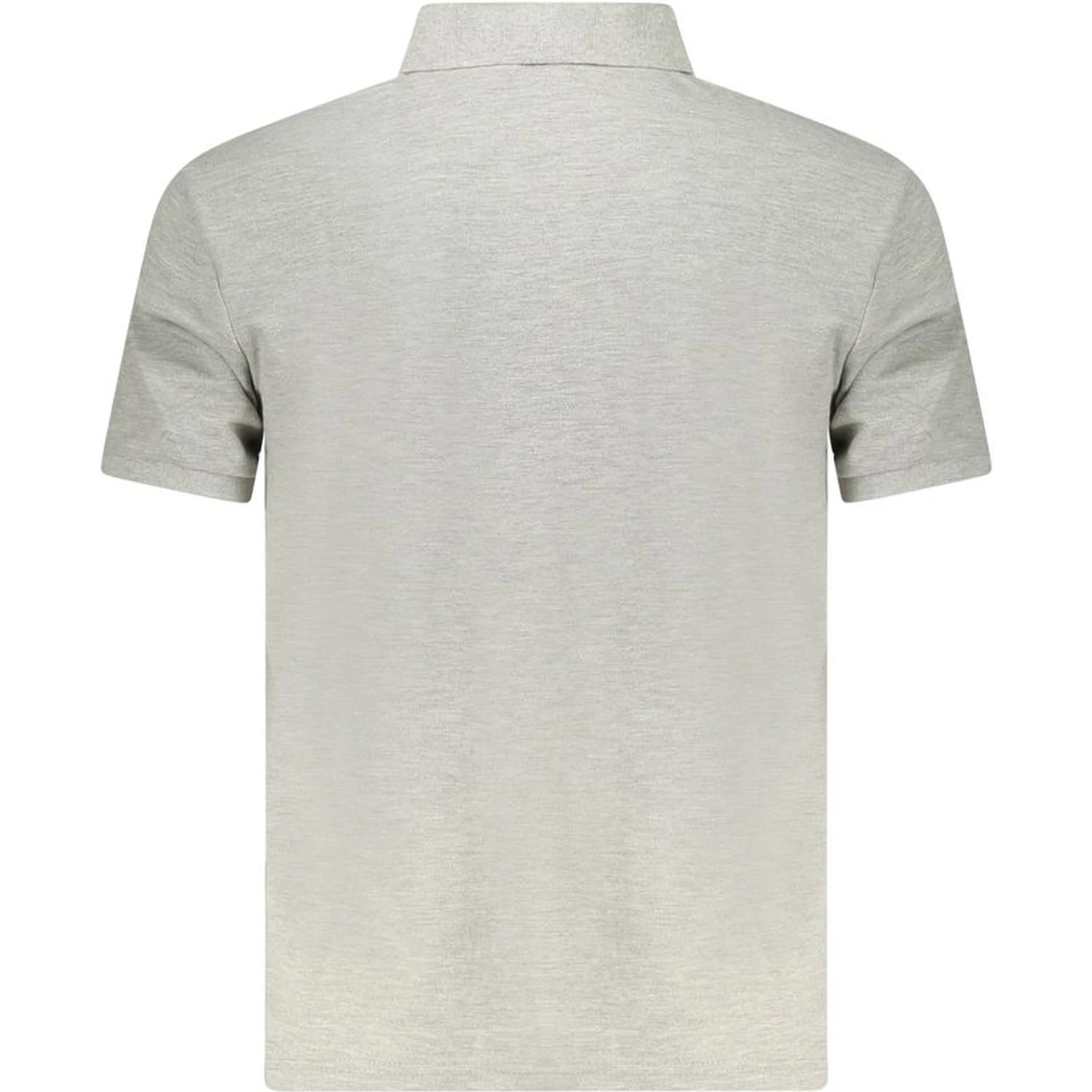 Gray Cotton Polo Shirt