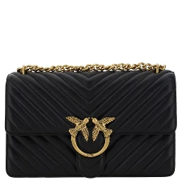 Black Calf Leather Bos Taurus Shoulder Bag