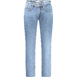 Blue Cotton Jeans Denim