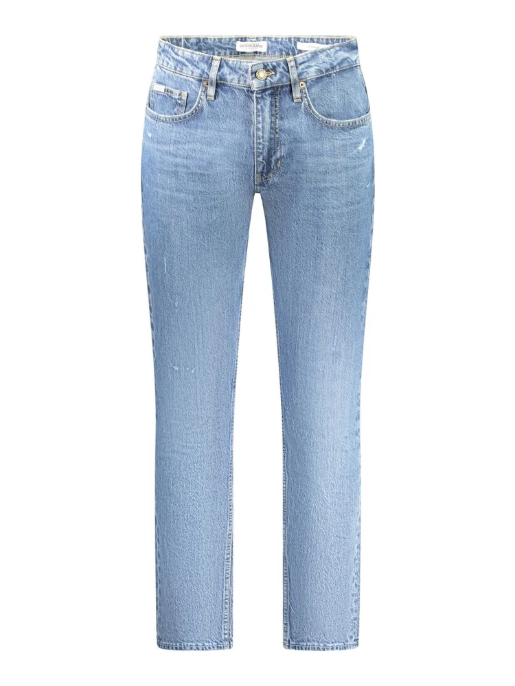 Blue Cotton Jeans Denim