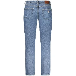 Blue Cotton Jeans Denim