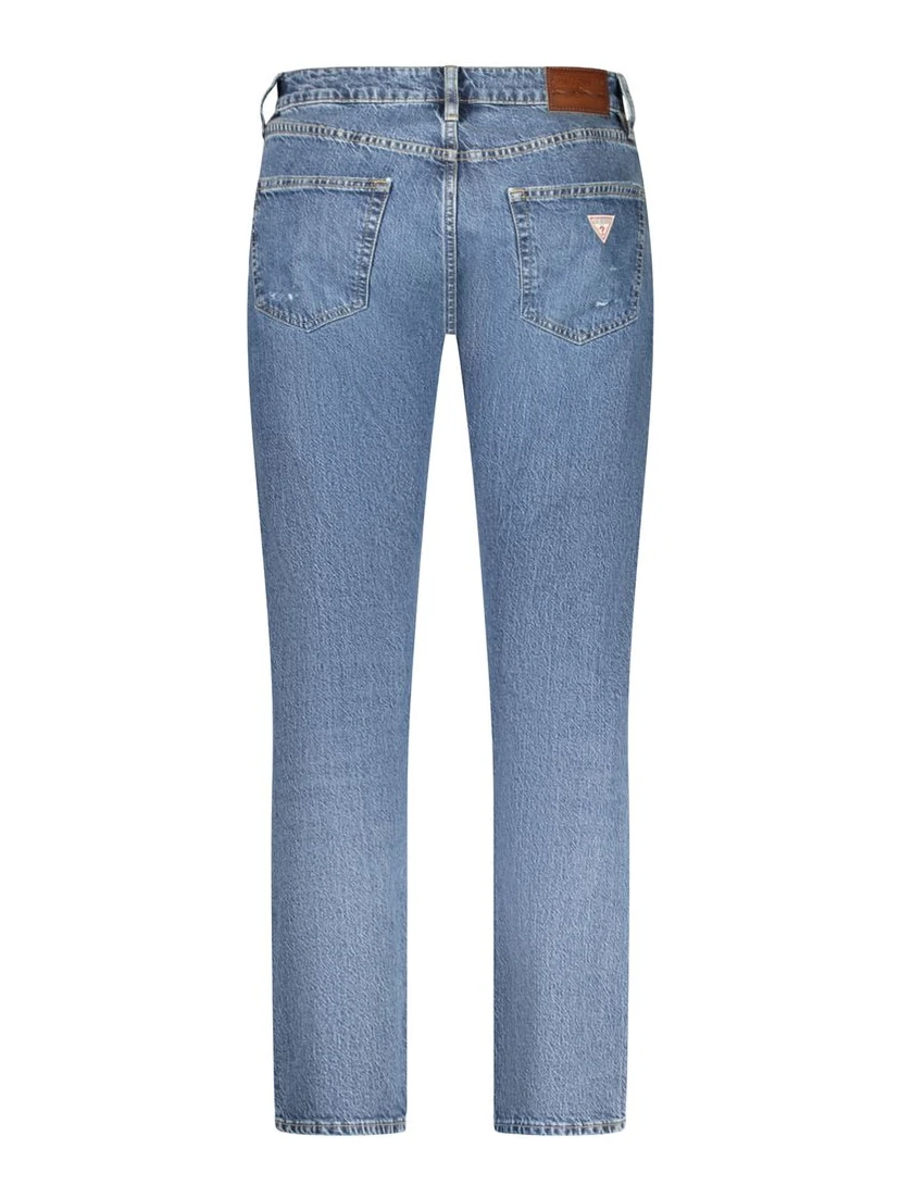Blue Cotton Jeans Denim
