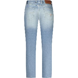Blue Cotton Jeans Denim