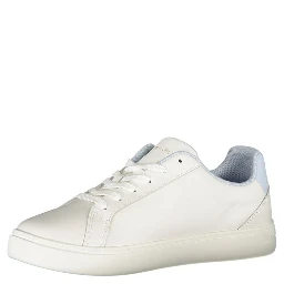 White Polyester Sneaker