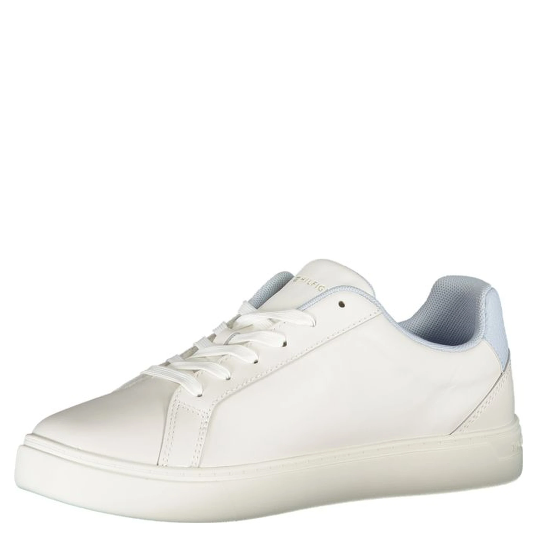 White Polyester Sneaker