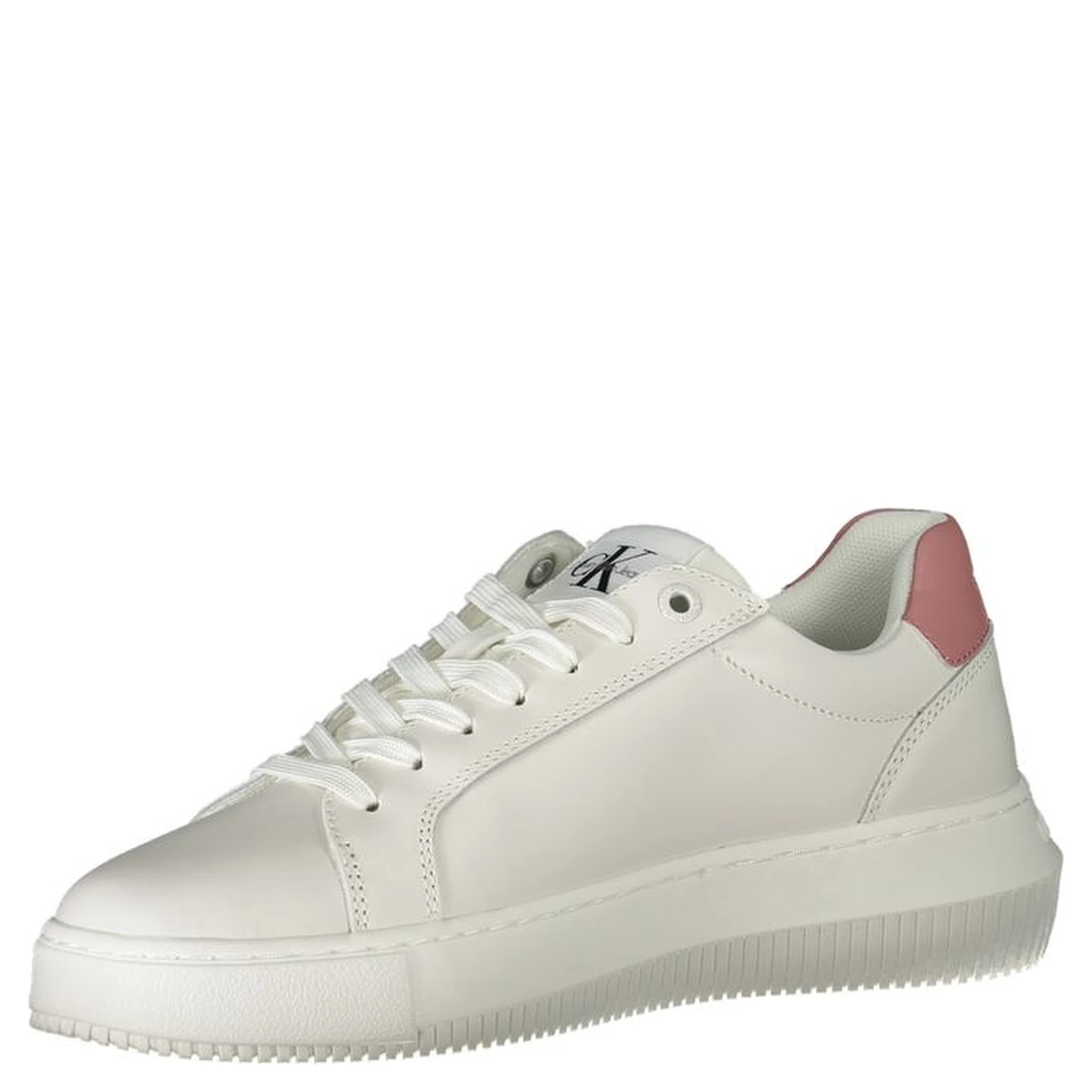 White Polyester Sneaker