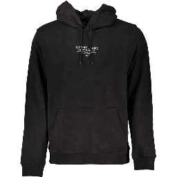 Black Cotton Sweatshirt
