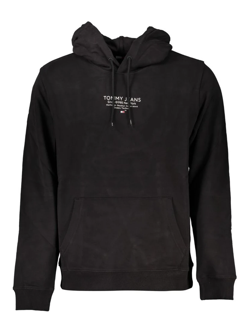 Black Cotton Sweatshirt