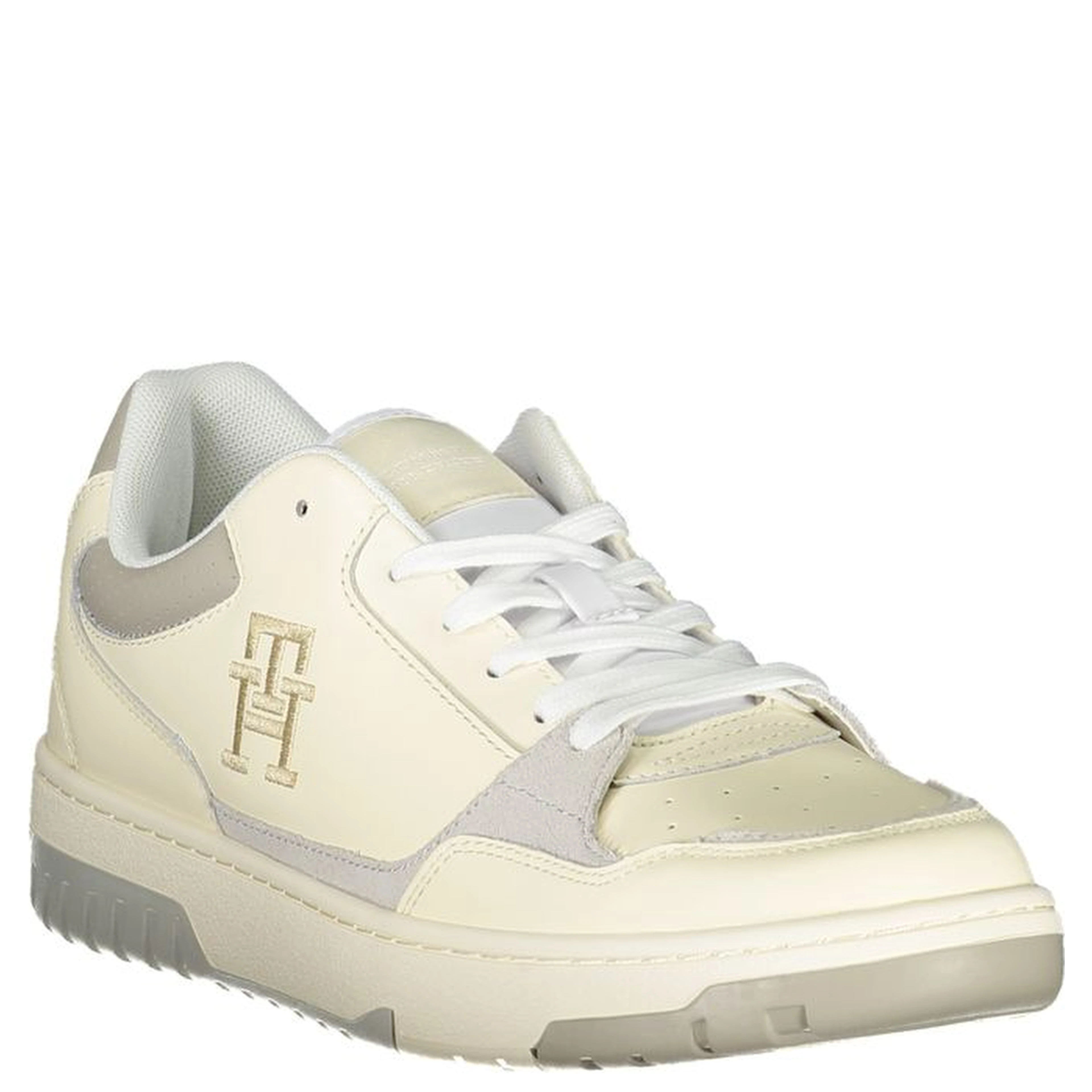 Beige Polyester Sneaker