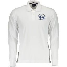 White Cotton Polo Shirt
