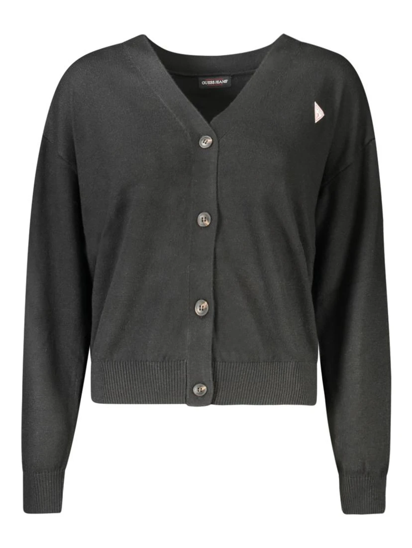 Black Polyester Sweater