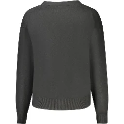 Black Polyester Sweater