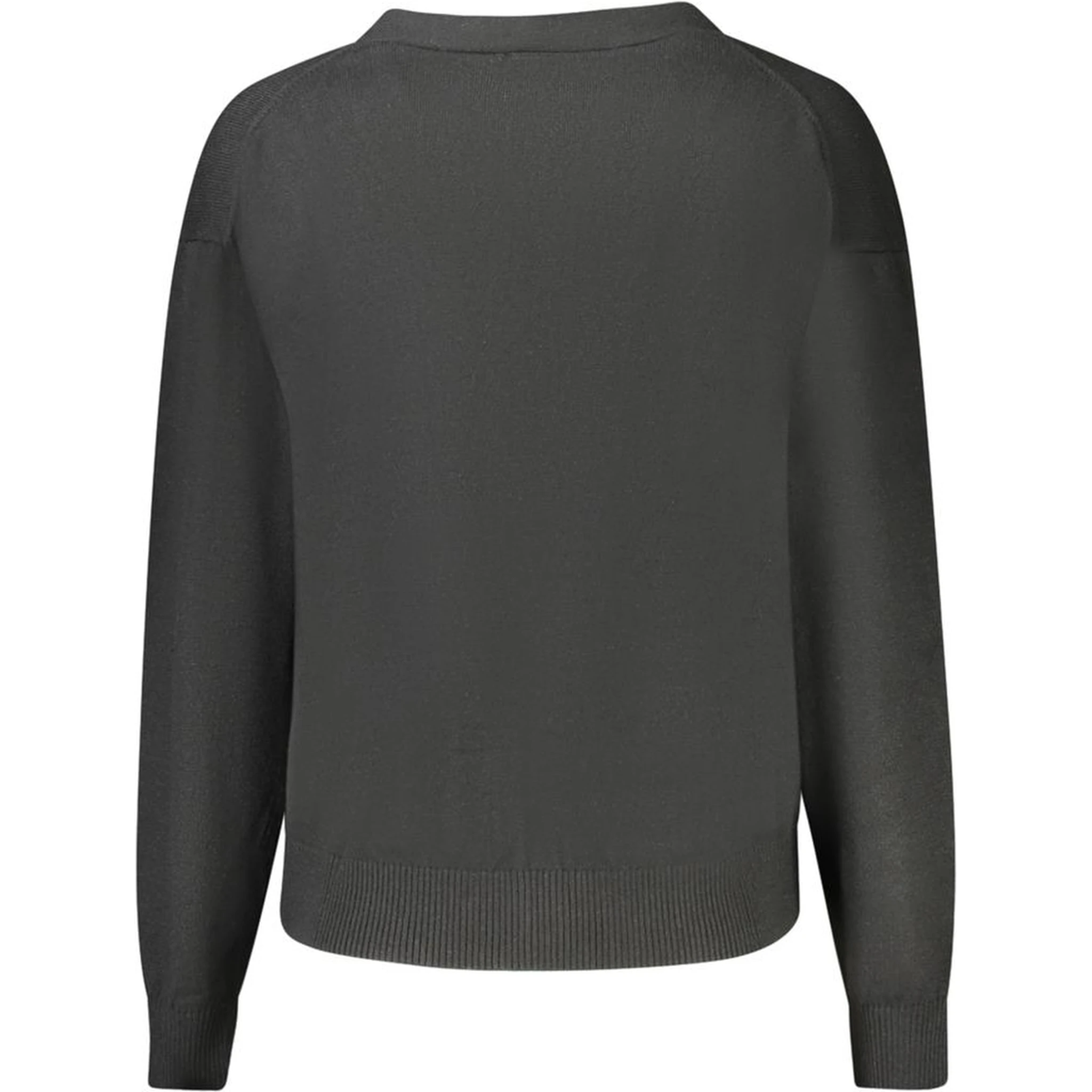 Black Polyester Sweater