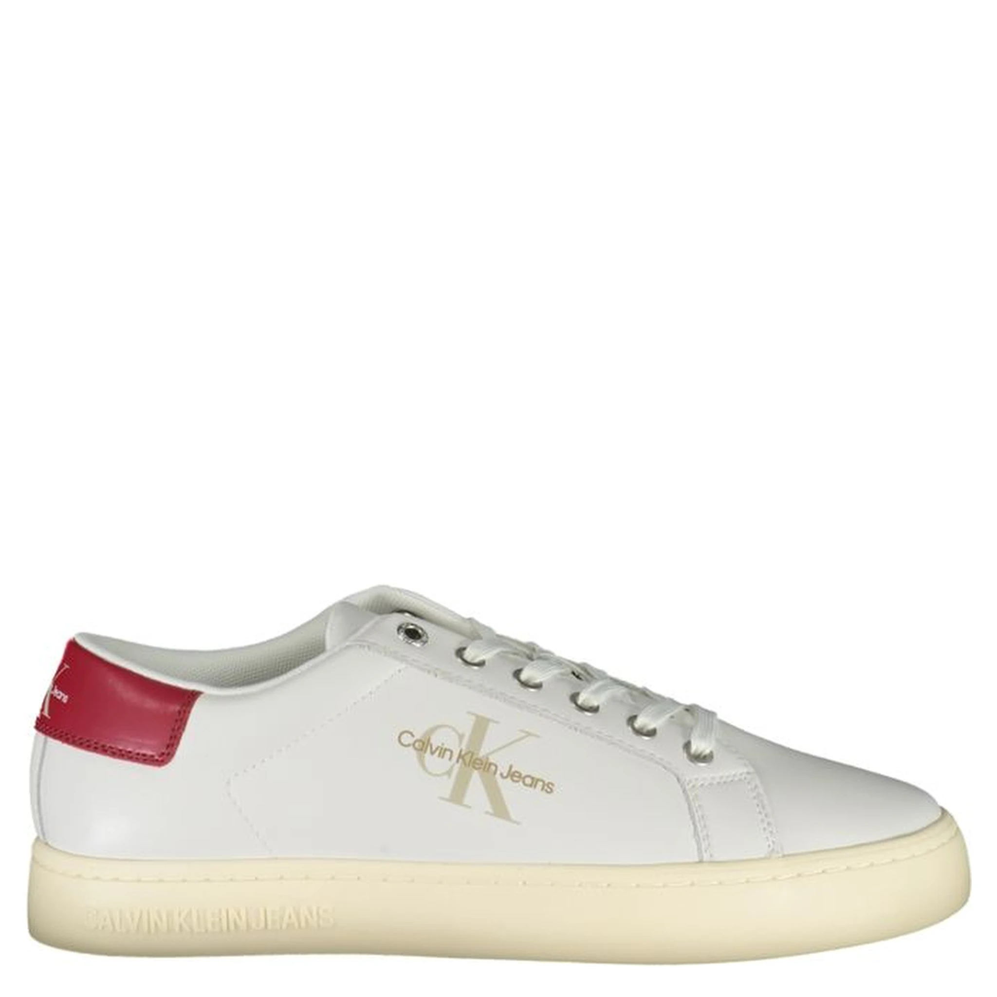 White Polyester Sneaker