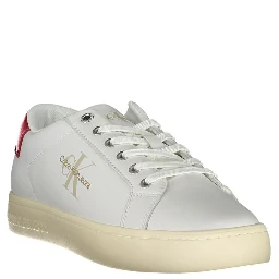 White Polyester Sneaker