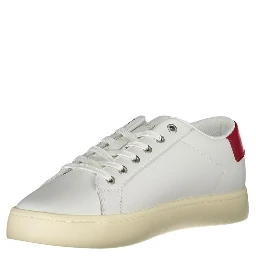 White Polyester Sneaker