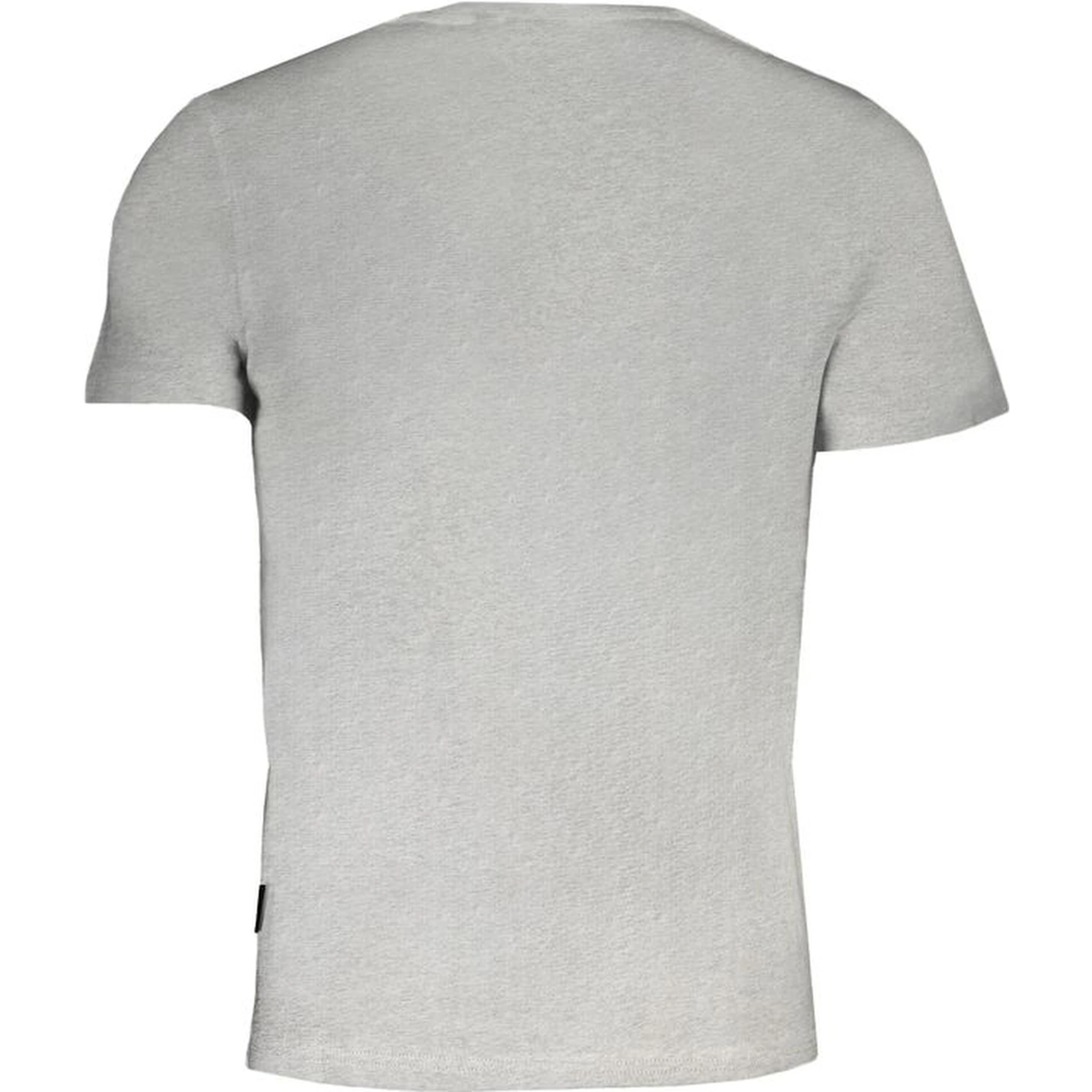 Brown Cotton Men T-shirt In Gray