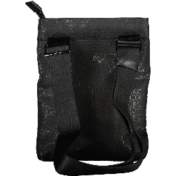 Black Polyester Shoulder Bag