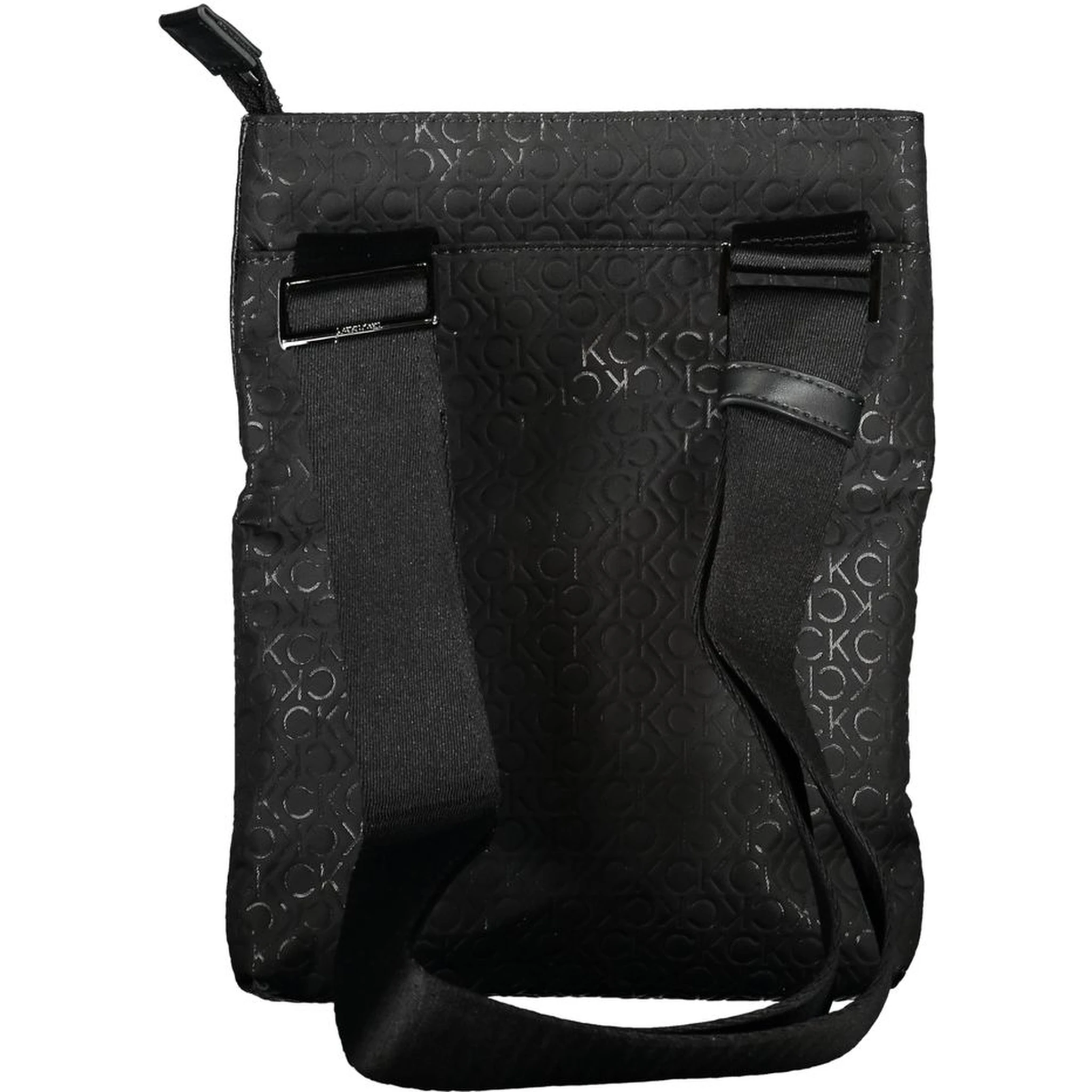 Black Polyester Shoulder Bag