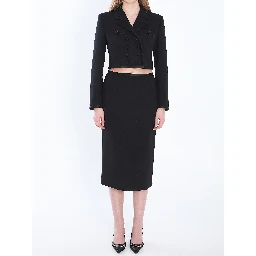 Pencil longuette skirt