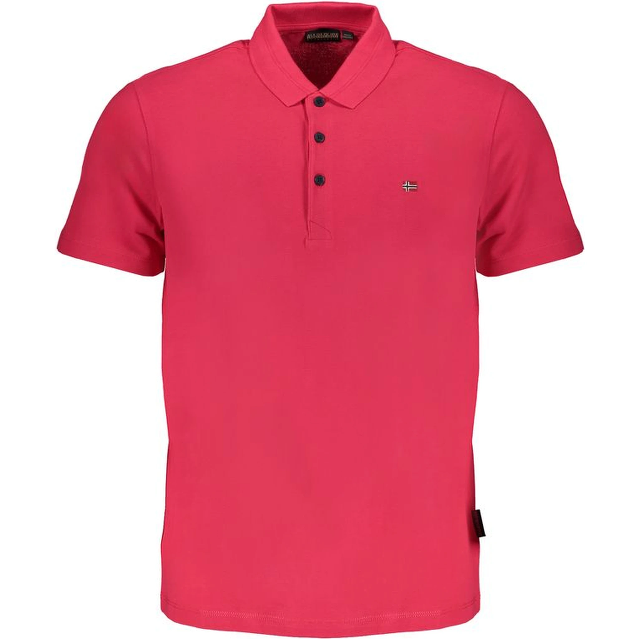 Pink Cotton Polo Shirt
