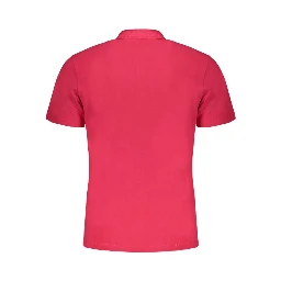 Pink Cotton Polo Shirt
