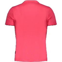 تيشيرت قطني وردي