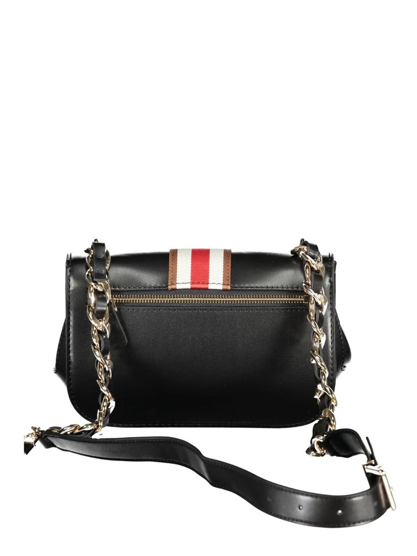 حقيبة يد من البولي إيثيلين الأسود