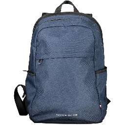 Blue Polyester Backpack