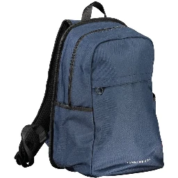 Blue Polyester Backpack