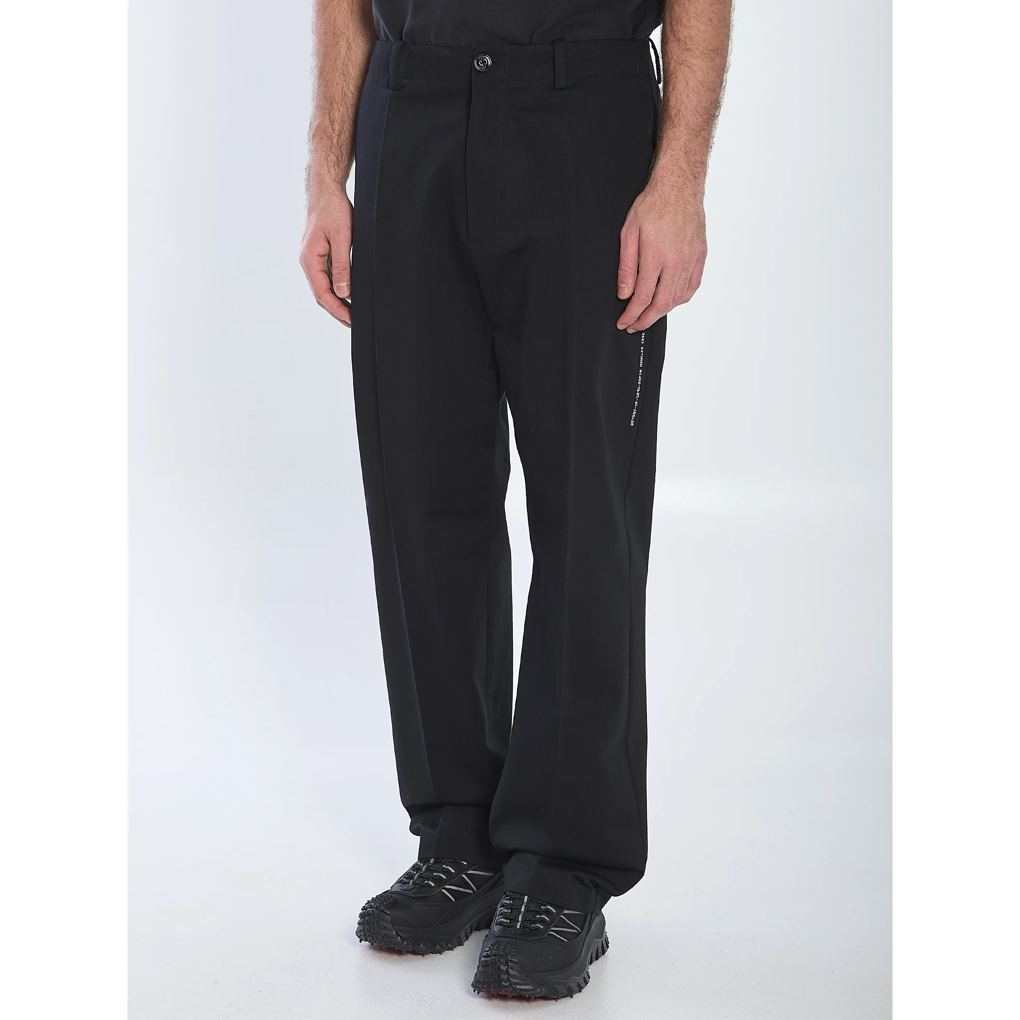 Cotton gabardine trousers
