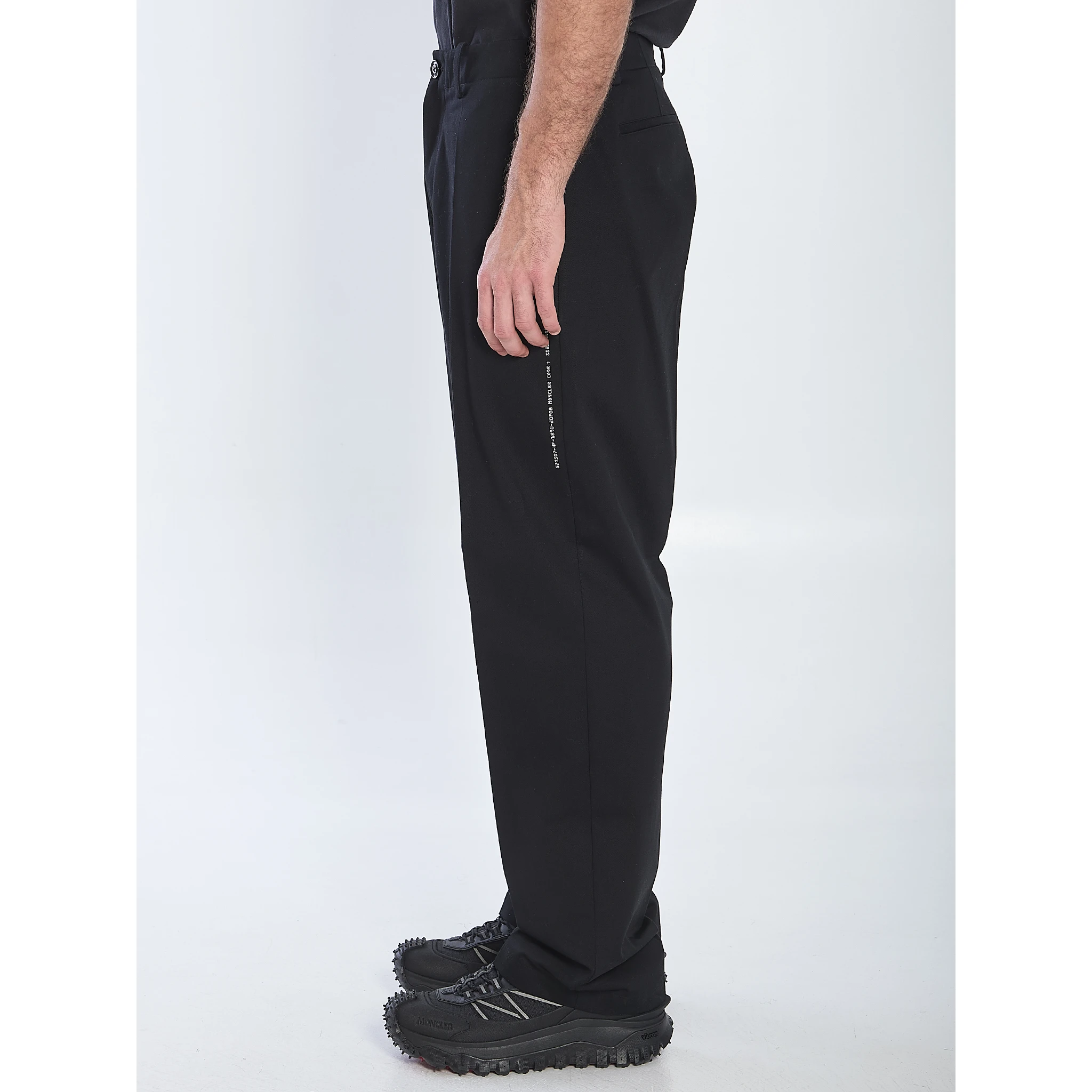 Cotton gabardine trousers