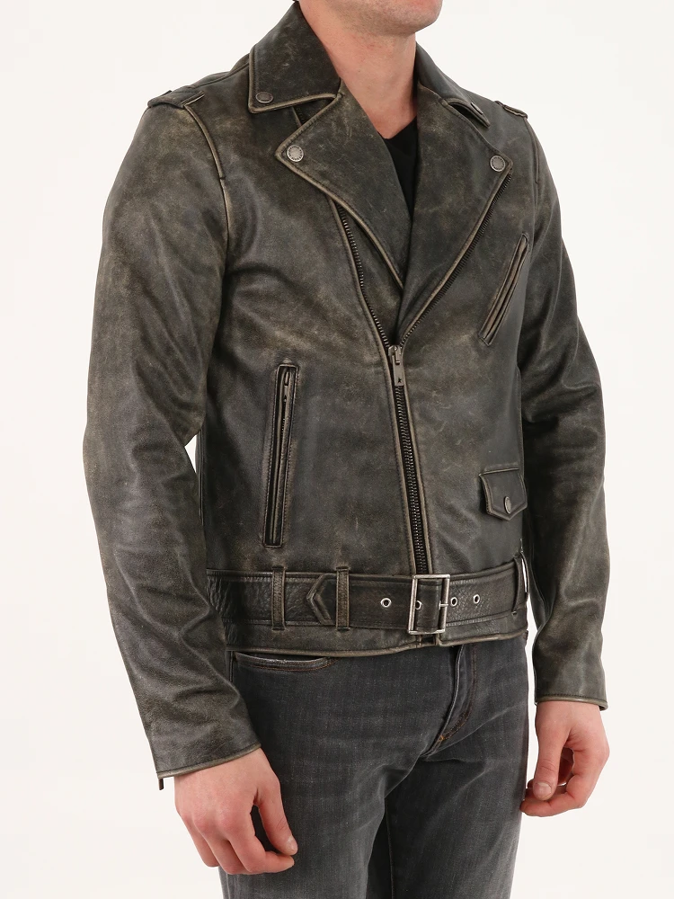 Biker leather jacket alternative