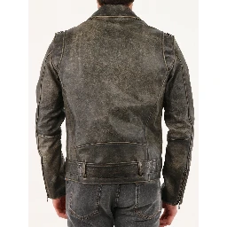 Biker leather jacket