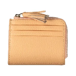 Orange Leather Wallet