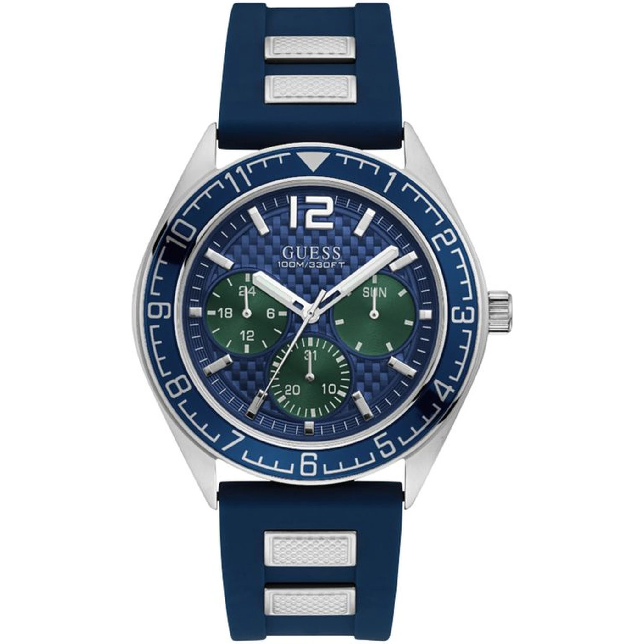 Blue Synthetic Sport Watch